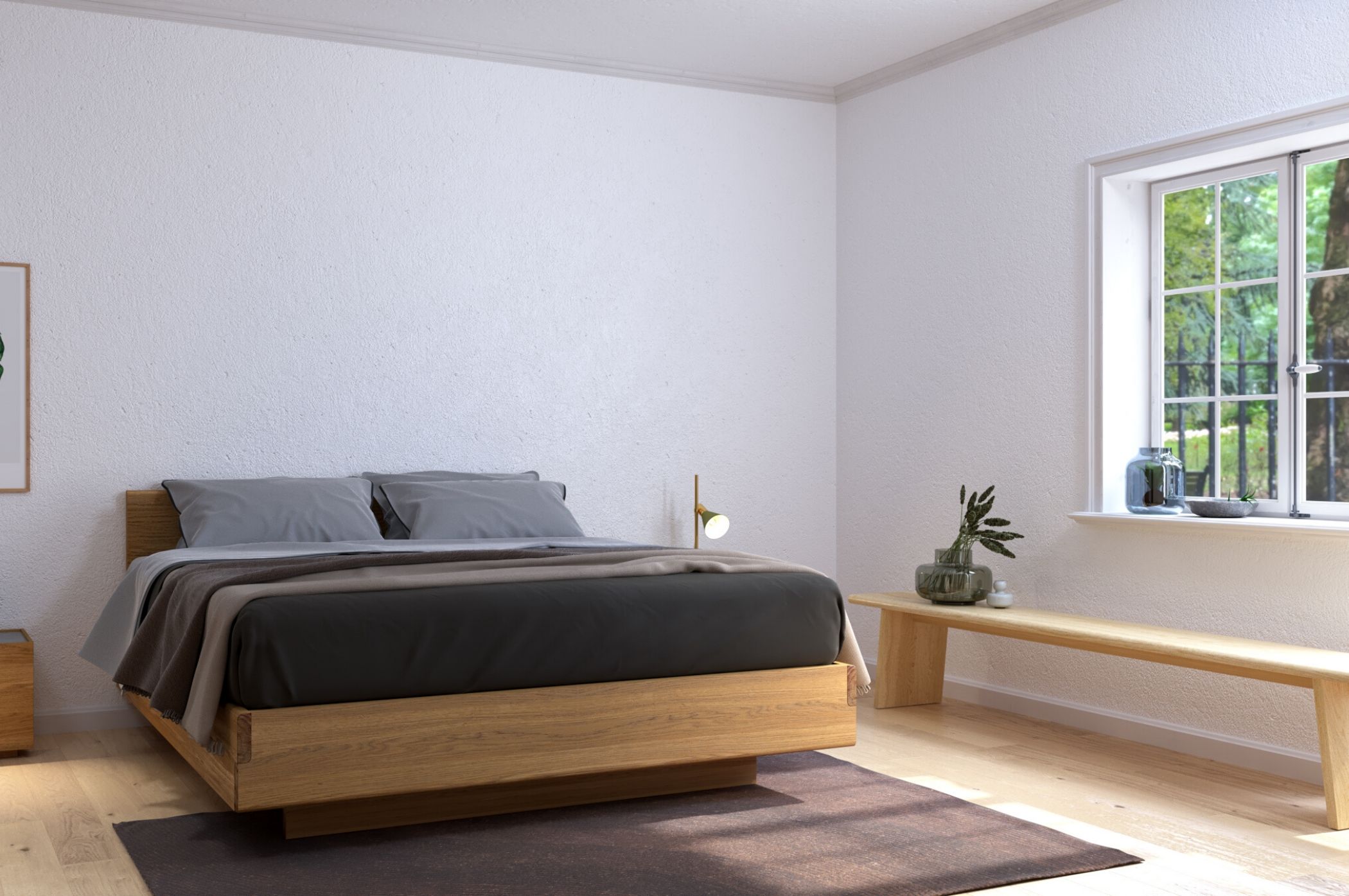 5 mẫu nội thất phòng ngủ gỗ tự nhiên bạn không thể bỏ lỡ