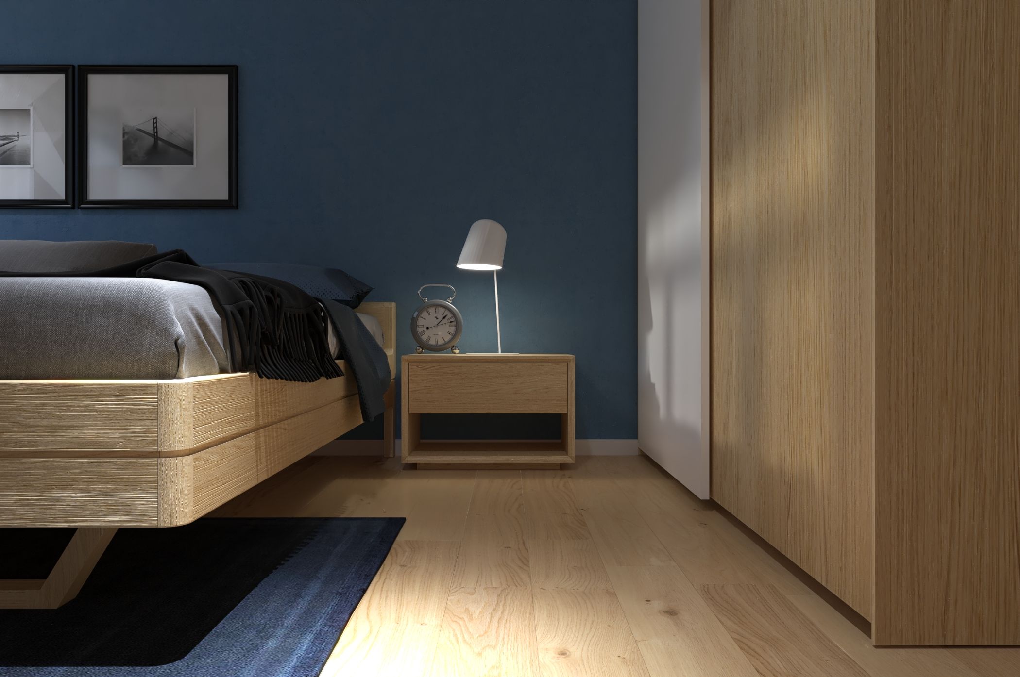 Khám phá phòng ngủ gỗ tự nhiên qua 3 ưu điểm thú vị