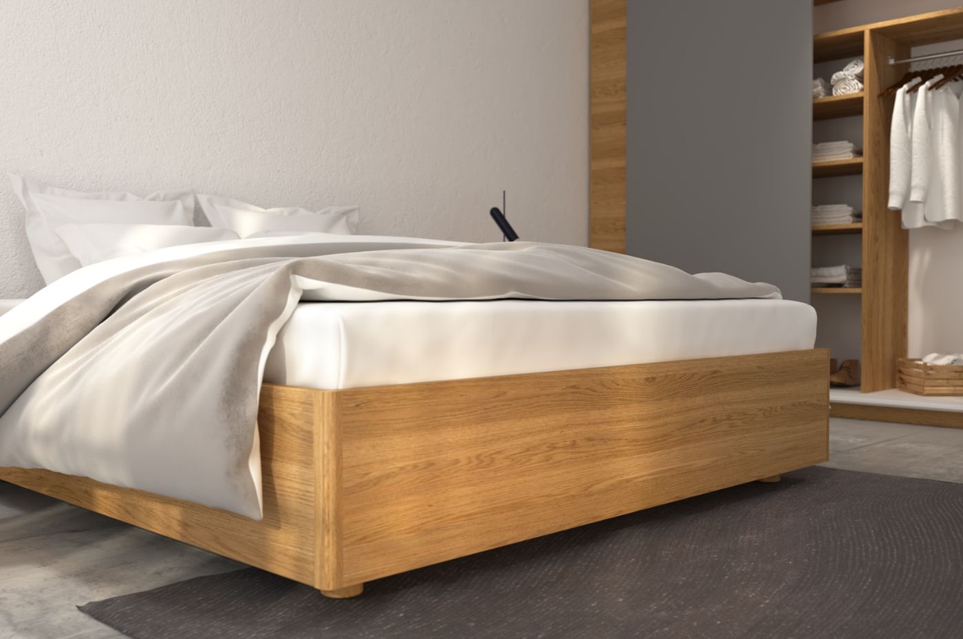 Phòng ngủ bằng gỗ an toàn cho người lớn tuổi