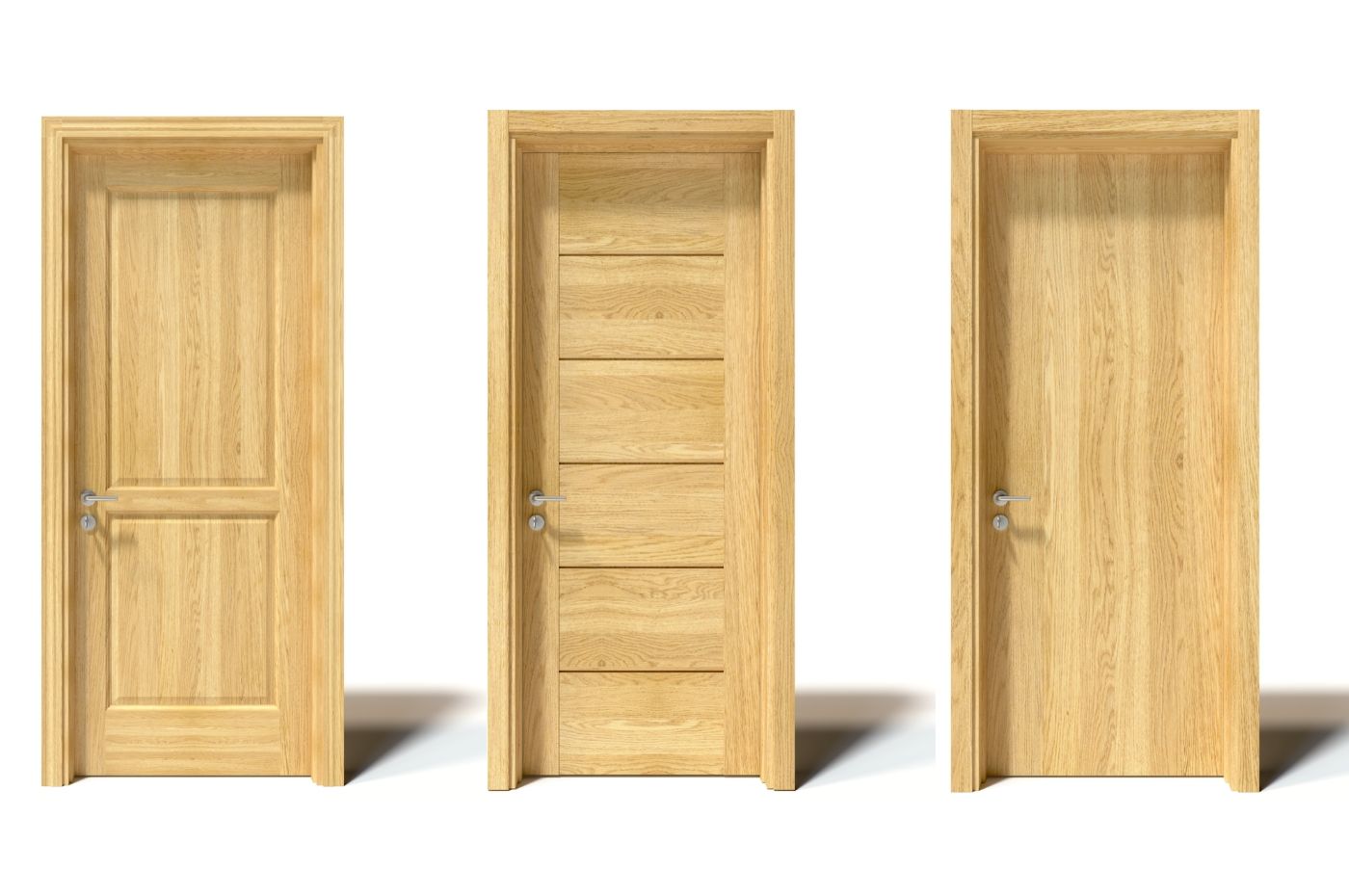 Cách chọn cửa gỗ đẹp cho nhà ống 5m, nhà 2 tầng, nhà cấp 4