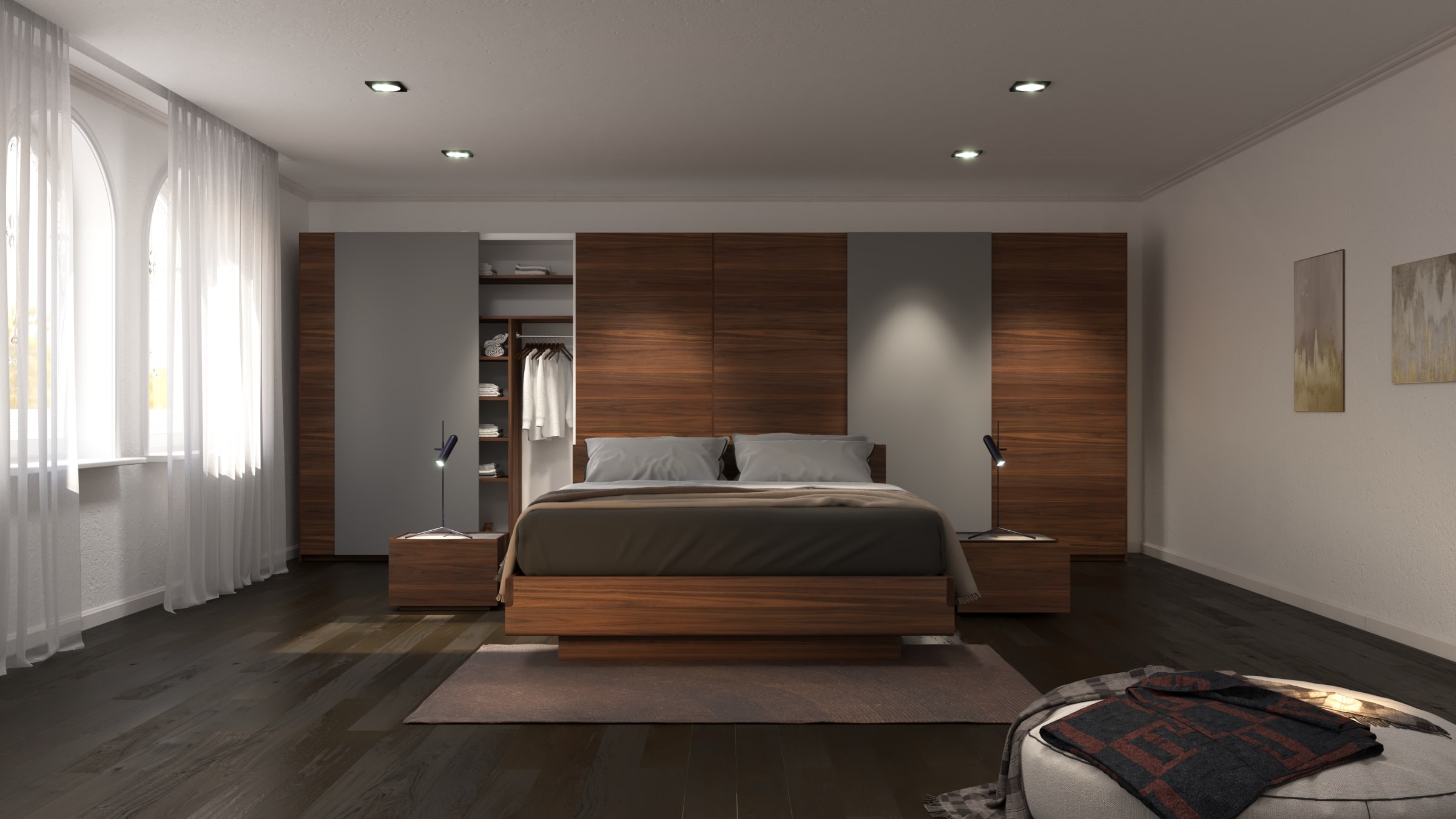 Nội thất gỗ tự nhiên với màu sắc nguyên bản, tạo nên vẻ đẹp gần gũi, dịu nhẹ là lựa chọn phù hợp nhất