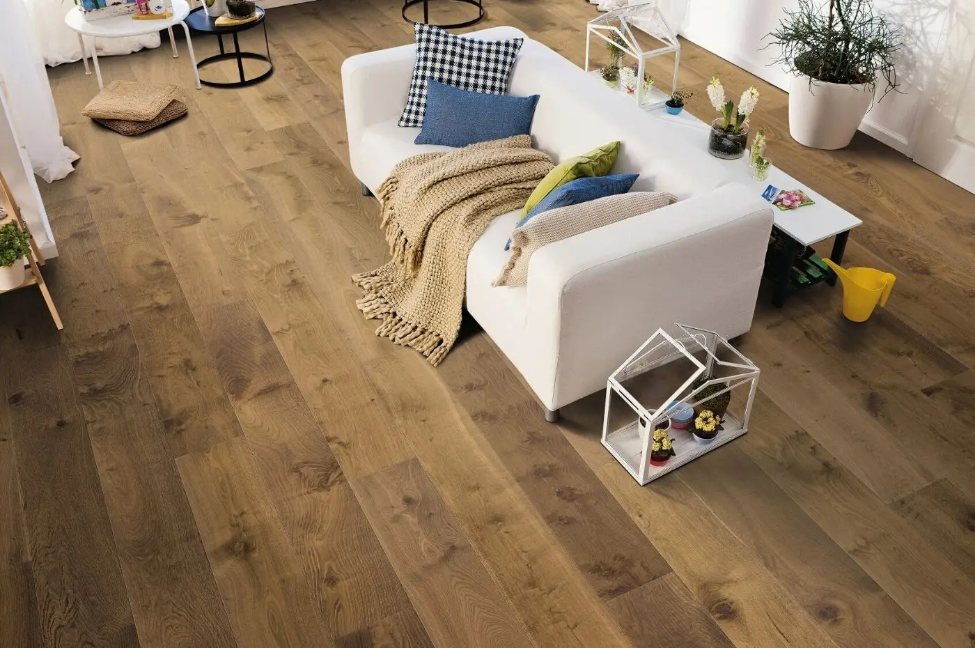 Bố trí nội thất phòng khách rộng nâng tầm đẳng cấp
