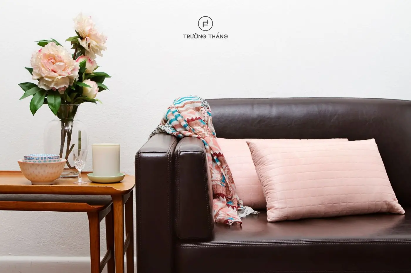 Nghệ thuật phối màu nội thất cho phòng khách nhà phố với gam pastel