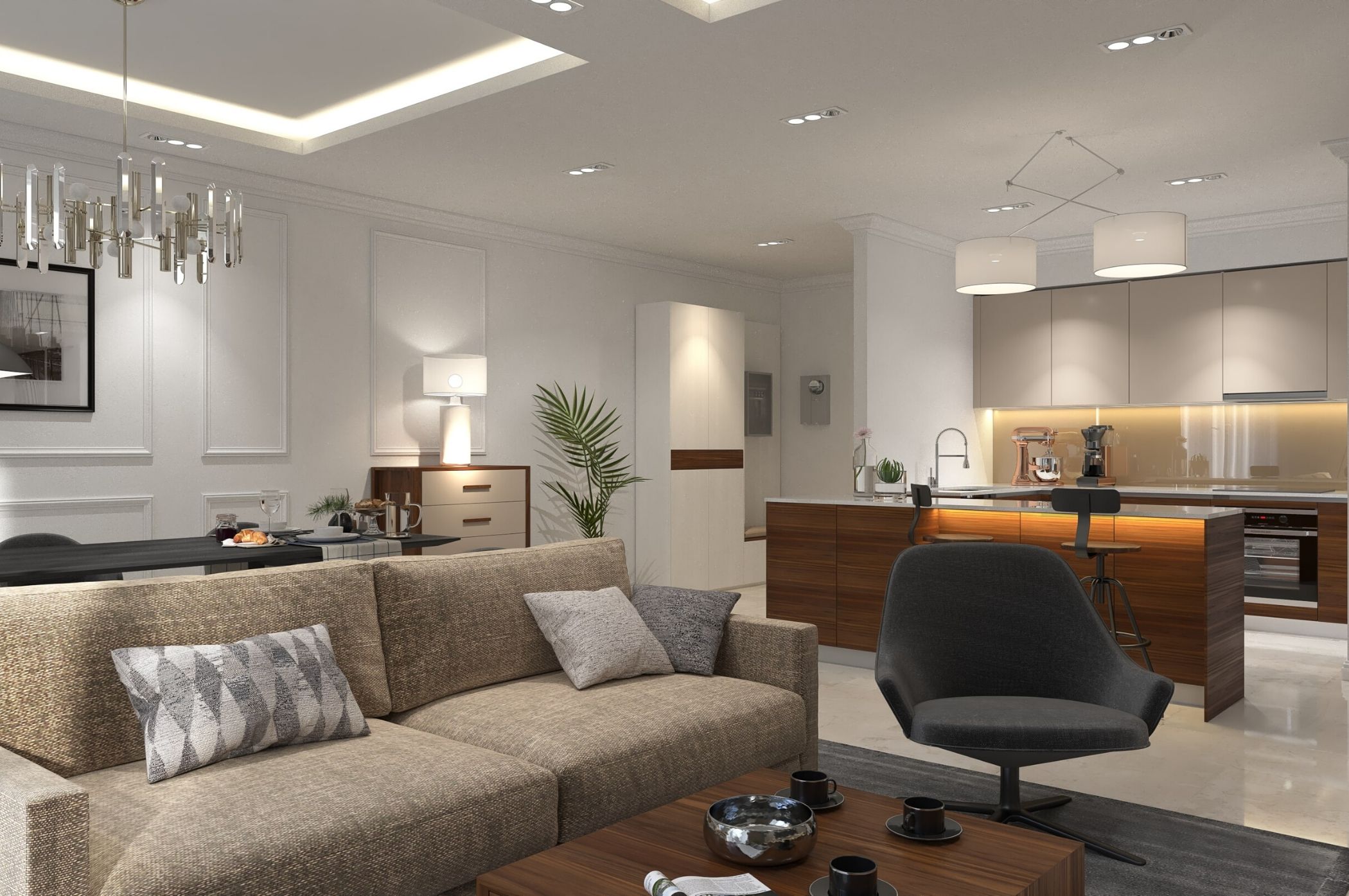 Cách trang trí nội thất cao cấp sang trọng phù hợp với mọi không gian