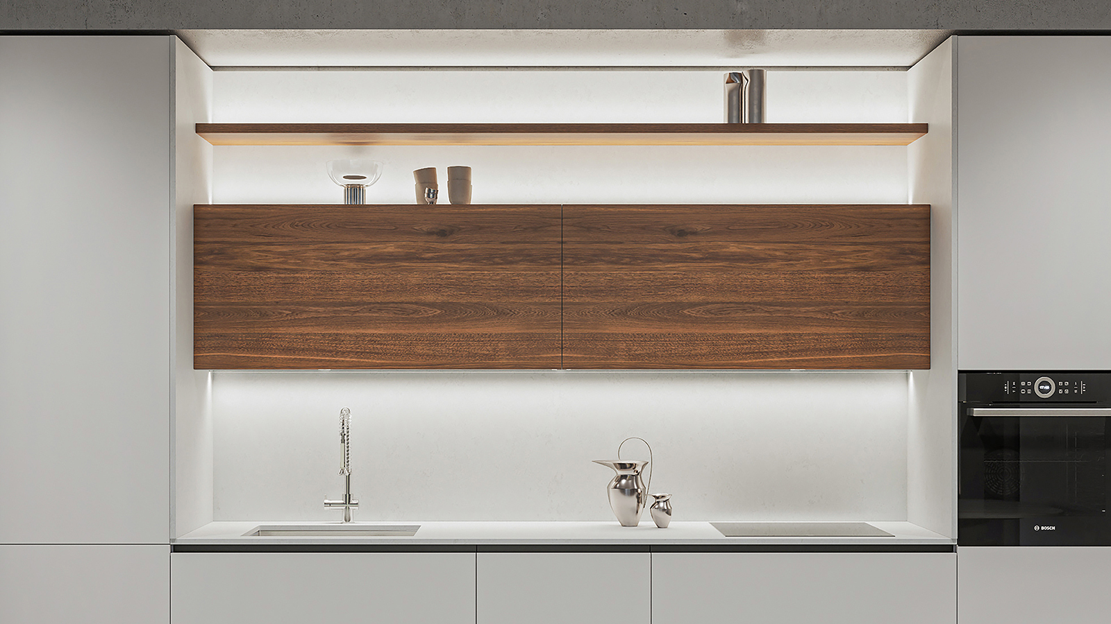 Curated visual reference: Gallery Detail: Modern Apartment Kitchen Cabinet Urban A2